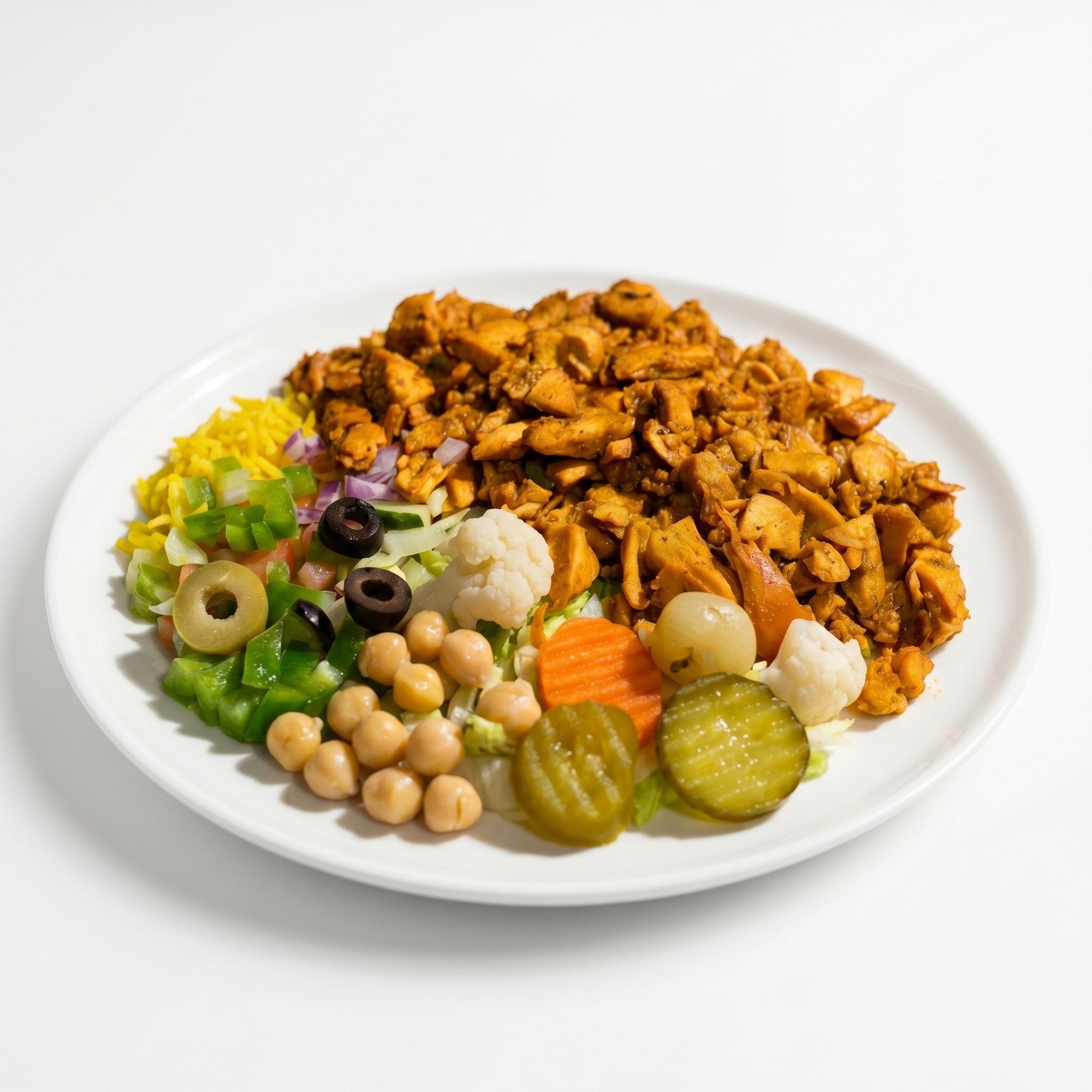 Chicken Rice Platter.